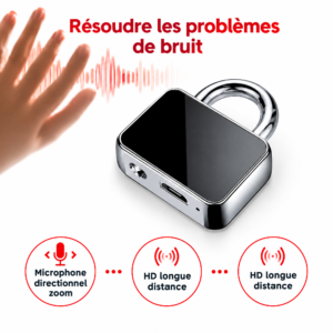 Mini enregistreur vocal porte-clés Q11 8 Go