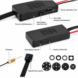 Caméra Espion Tuya C10 Objectif 120° & Détection de Mouvement – Image 3