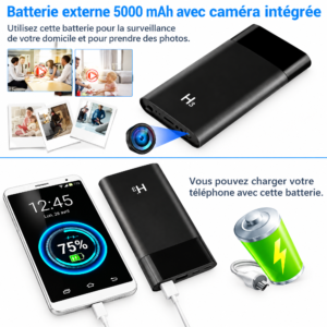 Caméra Espion Powerbank H3 5000mAh – Full HD 1080P – Image 3