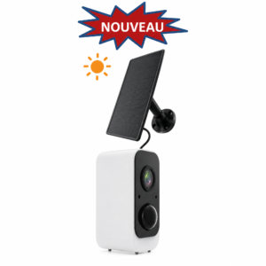 Mini caméra extérieure WiFi S2T-SP Full HD 1080P avec panneau solaire
