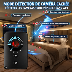 Alternative view of Détecteur de Caméras Cachées Card007 – Scanner de Signaux RF