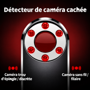 Détecteur de Caméras Cachées AK400 – Scanner Portable Anti-Espion – Image 3