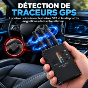 Détecteur de caméras cachées G638 avec antennes