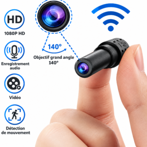 Alternative view of Mini Caméra Espion WiFi X14 – Caméra de Surveillance Compacte