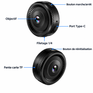 Alternative view of Mini Caméra Espion C8 avec Wi-Fi