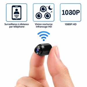 Mini Caméra WiFi X5 1080P – Caméra de Surveillance Portable avec Détection de Mouvement – Image 3