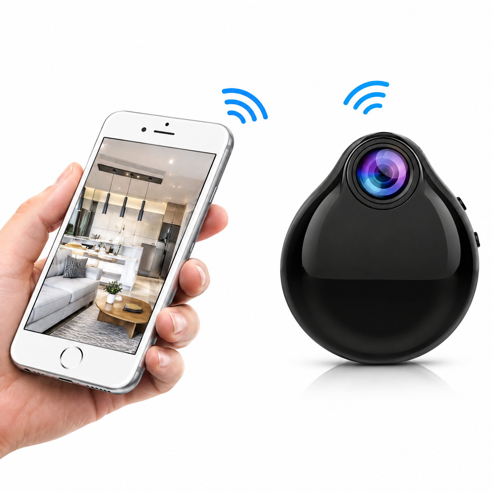 Mini Caméra WiFi H3 HD 1080P – Caméra de Surveillance Portable – Image 5