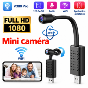 Mini Caméra Espion WiFi U21 – Caméra de Surveillance Discrète et Portable – Image 5