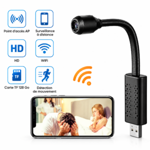 Mini Caméra Espion WiFi U21 – Caméra de Surveillance Discrète et Portable – Image 4