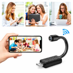 Alternative view of Mini Caméra Espion WiFi U21 – Caméra de Surveillance Discrète et Portable