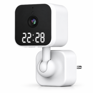 Mini Caméra Horloge WiFi DP27 1080P – Vision Nocturne & Détection de Mouvement