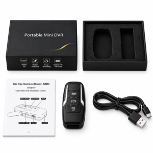 Caméra Espion Clé de Voiture S828 – Mini Caméra Discrète – Image 4