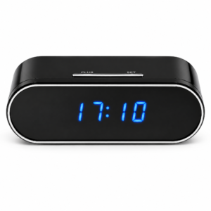 Caméra Réveil Espion Full HD 1080P Wifi vision nocturne noir Z10