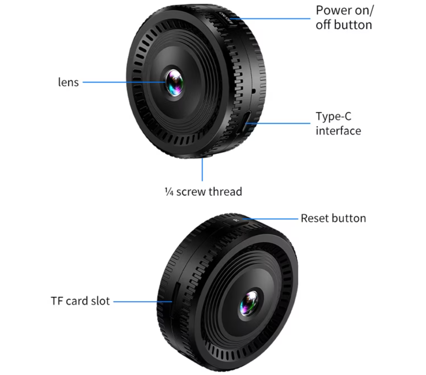 Mini Caméra Espion C8 avec Wi-Fi – Image 2