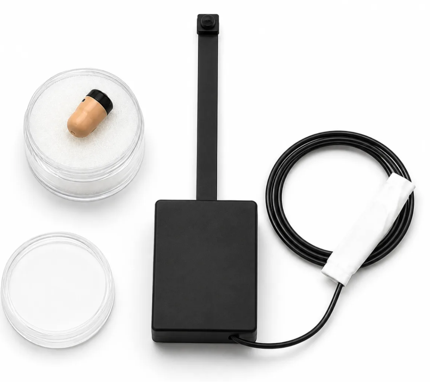 Kit de caméra d'espion 4K WiFi avec oreillette
