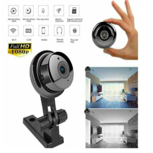 Alternative view of Mini-caméra sruveillance interieur V380 Wifi