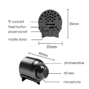 Mini-caméra surveillance portable avec wifi multiple-usage X5 – Image 3