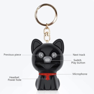 Mini Enregistreur vocal Porte-clés 16Go F12 – Image 2