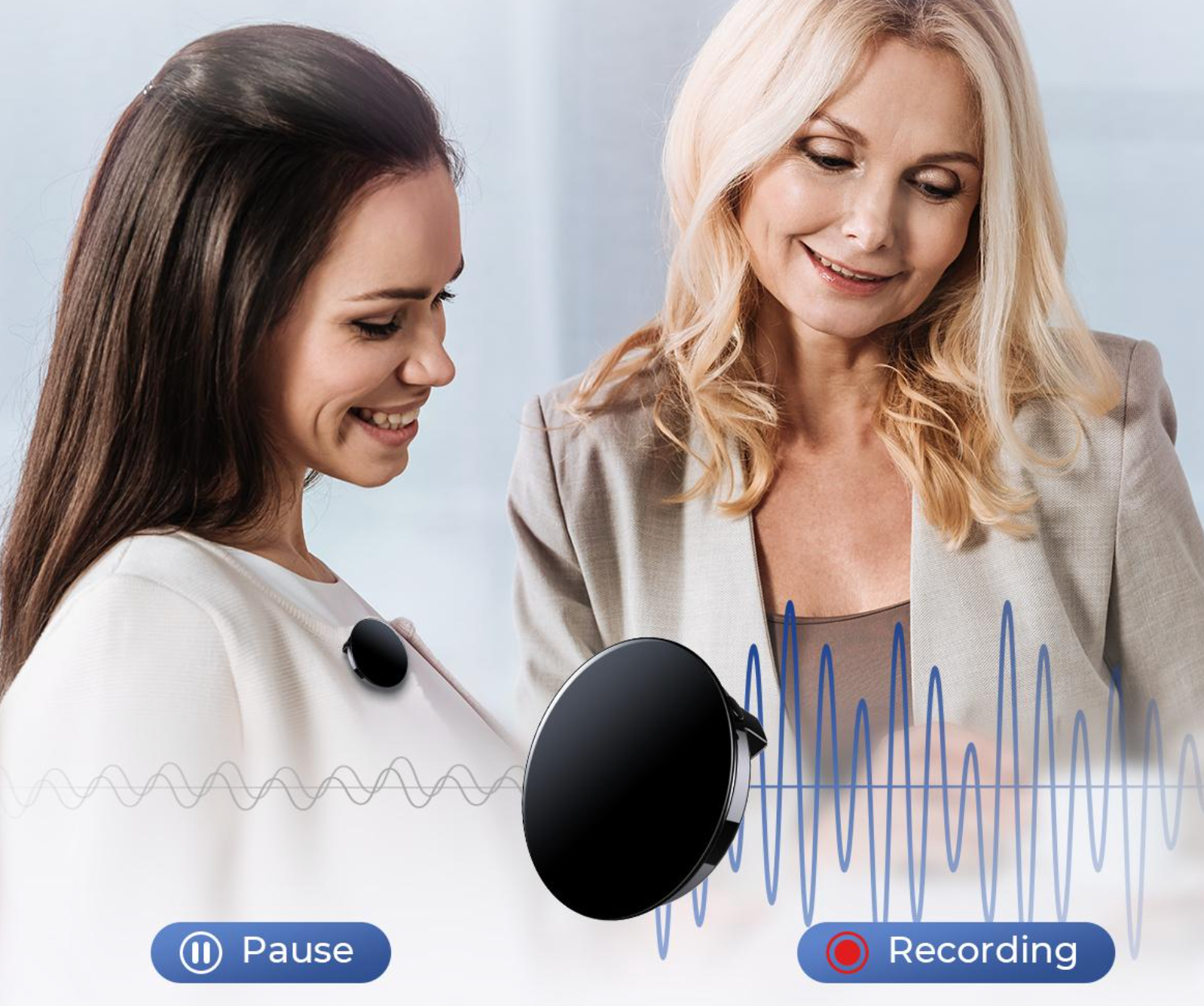 Mini Enregistreur vocal Badge-épinglette 8 Go Q3 – Image 8