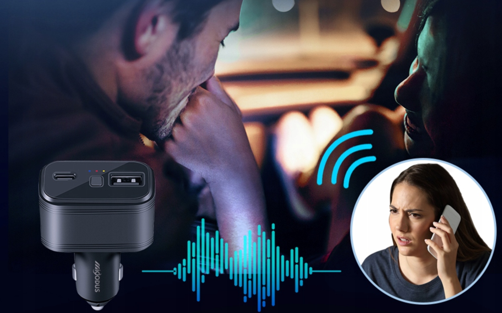 Traceur GPS pour voiture chargeur usb 4G MV77G – Image 3
