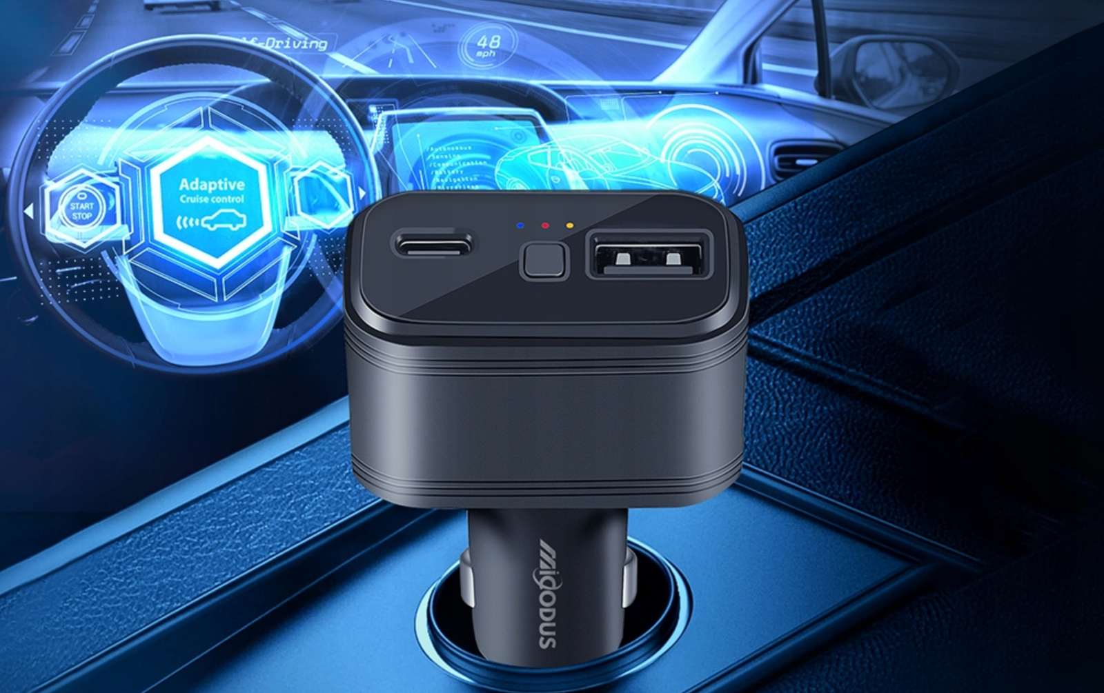 Traceur GPS pour voiture chargeur usb 4G MV77G – Image 2