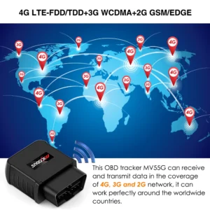 Traceur GPS OBD 4G MV55G pour toutes types de Véhicules – Image 4
