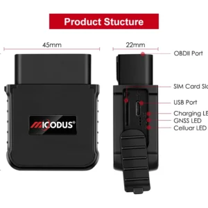 Traceur GPS OBD 4G MV55G pour toutes types de Véhicules – Image 13