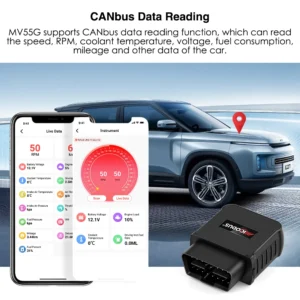 Traceur GPS OBD 4G MV55G pour toutes types de Véhicules – Image 15